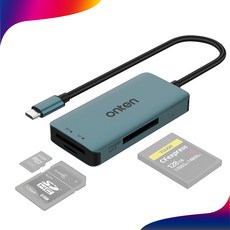 Coms C타입 멀티 카드리더기 SD TF CFexpress B타입 컴스마트 FW033, 1개