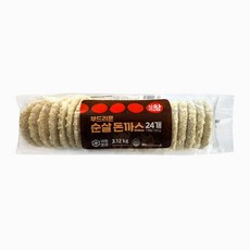 푸디스트 식자재왕 부드러운 순살돈까스 130g 24개 3.12kg 비에스푸드 냉동, 1개