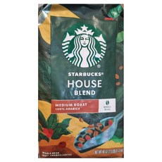 스타벅스 하우스 블렌드(MEDIUM ROAST) 홀빈(100% ARABICA COFFEE) 1.1kg, 1개