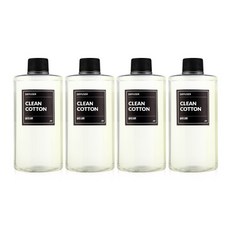 JSP 디퓨저 2000ML(500ML1+1+1+1)리필액, 클린코튼