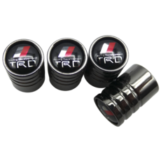 ExprESS Emblems 4x TRD Racing Development Tire Valve Stem Caps For Car Truck Universal Fitting