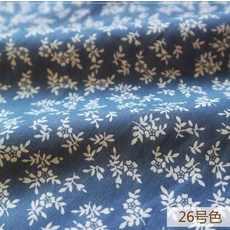 어반30 패브릭 쉬폰 천 원단 인조면 여름 잔꽃 면 조각 인쇄 실크 플, 26호