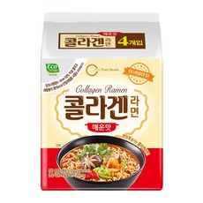 오뚜기 콜라겐라면 매운맛 120g 봉지라면 4개입, 4개