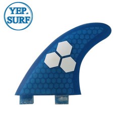 서핑보드 인라인스케이트 UPSURF FCS 핀 L 벌집 모양 보드 핀 5 색 탄소 쇼트 안정기 액세서리, 1개, 4.Blue