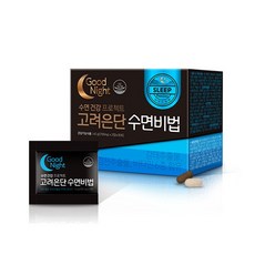 [고려은단헬스케어] 건강한 수면습관 수면비법 1박스(30포) 홍경천 감태추출물, 1박스, 30포