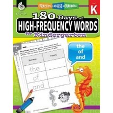 180 Days of High-Frequency Words for Kindergarten:Practice Assess Diagnose, Teacher Created Materials