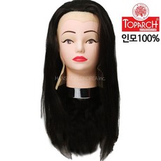 주식회사크레피 연습모 가발 덧가발 인모 전체, 1, 해당상품