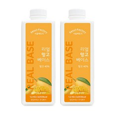 서울팩토리 리얼 망고 베이스 1.2kg 2개세트, 2개