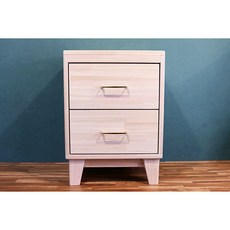 현창가구 편백나무 원목 2단 협탁 침대 협탁 원목협탁 편백협탁