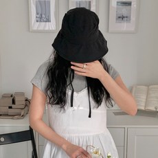 헤브잇 턱끈 버킷햇 여성 벙거지 모자 W17