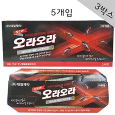 대일제약 NEW 오라오라 테잎식 바퀴트랩 5개입, 3box