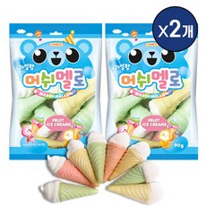 마시멜로우 아이스크림 1+1 머쉬멜로우 마시멜로 수입젤리, 90g, 2개