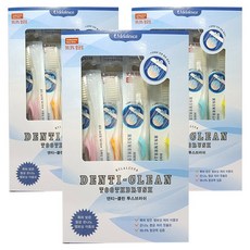 멜라루카 덴티 클린 칫솔, 4개입, 3개