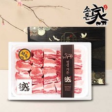 [소돈가] 한돈 문경쑥돈 돼지갈비 찜용 2kg 선물세트, 1개