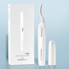 TOUCHBeauty 히팅 뷰러 터치뷰티 온열 속눈썹 컬러 인텔리전트 온도 센서가 장착된 전동 브러시 스타일링 도구배터리 미포함 1440747, White