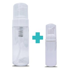 화장품 투명 거품 용기 일반용(150ml)+휴대용(50ml) 세트 1세트