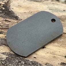 PSKUK Firesteel High Carbon Steel Fire Stracker Dog Tag Pendant 아웃도어 서바이벌 목걸이(Type3):, 단일옵션