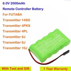 호환 배터리 리모컨 FUTABA 송신기 14SG 4PKS 4PL 6J 8J 10JFUTM1484 HT5F1800B 2000mAh