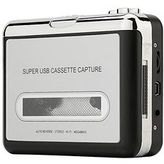 [해외직구]Reshow Cassette Player Portable Tape Player Captures MP3 Audio Music via USB Compatible, One Color_One Size, One Color_One Size, 상세 설명 참조0