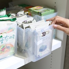 하프트레이 소 5개 냉장고정리트레이 / 펜트리수납함 없음 1세트 상품 이미지