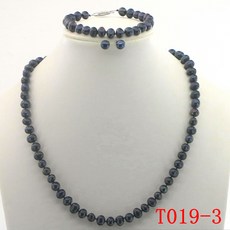 진주목걸이귀걸이세트8mm