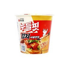 농심 누들핏 김치사발면맛 저칼로리 라면, 1박스(8개입), 8개