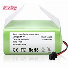 EcovacS Deebot N79 n79S DN622 Eufy RoboVac 11 11S 12 15C 15T 35C G10 교체 배터리 14.4v 2800MAh, 04 2600mah, 04 2600mah, 1개