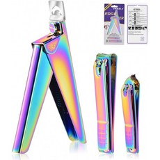 INFILILA 3 In 1 Acrylic Nail Clipper Set 1PCS Fake False Nail Tips Clipper with 2PCS Finger&amp;, 단일옵션