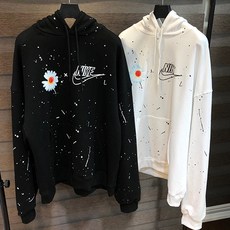 나이키 피마원 데이지 페인팅 후드티 2컬러