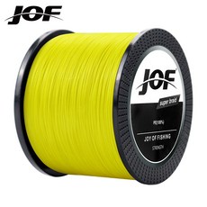 JOF 1000m SUPER PE 12합사 낚싯줄, Yellow
