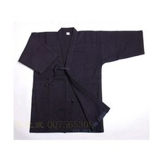 검도 남녀공용 슈퍼 딜 스포츠웨어 이도 합기도 하카마 기 블루 레드 화이트 무술 유니폼, XXXL, 딥 블루