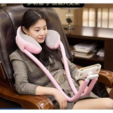 이북리더기 거치대 누워서 아이패드 태블릿 스탠드 거치대 받침대 침대 갤럭시탭 받침 휴대용 안마의자 거치대 55, 단일상품