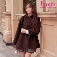 SOUP 차이나 칼라 핸드 메이드 코트(SU9HC91)