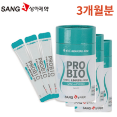 [3개월]살빠지는 프로바이오틱스 다이어트 2500억 유산균 임산부 변비 비만세균 프롤린, 3개