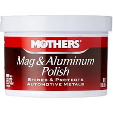 Mothers 05100 Mag & Aluminum Polish 마더스 매그 앤 알루미늄 금속 광택제 10oz, 1개