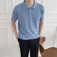 남자빅사이즈니트반팔