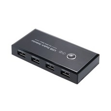 Coms USB 3.0 선택기 2X4 수동 스위치 5Gbps BD822 - comsd2893