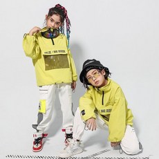 아동댄스 힙합 아동 무용복 남녀 공연복G037 HYY37