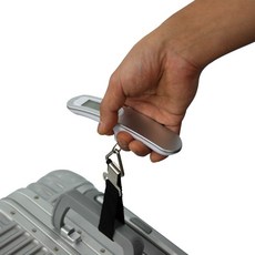 손저울 슈와츠 여행용 캐리어저울 가방저울 여행용품 저울 수하물, 1개, 블랙