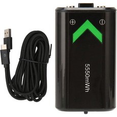 Xbox 시리즈용 One용 고속 충전 5550mAh 컨트롤러 배터리 팩 10FT 유형 C 케이블이 있는 충전식, Xbox 시리즈용 One용 고속 충전 5550mAh 컨, 1개