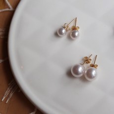 보라보라아코야진주귀걸이