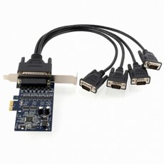 SUNIX 4포트 시리얼 PCIe 카드 (IPC-E3204S-B)