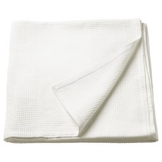 이케아 인디라 베드스프레드 화이트 150x250 cm
