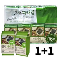 광천김 파래김 국산 HACCP인증 4g 16봉 2세트(32봉), 64g, 2개