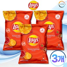 레이즈 토마토 케찹맛 미니 감자칩 회사 간식 캠핑 맥주안주 MJKOREA, 3개, 50g