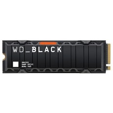 WD_BLACK 2TB SN850X NVMe 내장 게이밍 SSD 히트싱크 포함 (WDS200T2XHE), 방열판이 있는 SSD, 1개