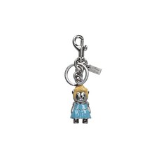 코치 열쇠고리 베어참 キーフォブ COACH Disney Cinderella Bear Bag Charm Key Fob C0266 SVBLM