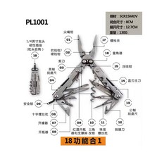 SOG 소그 PP1001 휴대용 미니 다목적 도구 펜치 접이식 나이프 야외 캠핑 EDC 장비, 단일옵션, PL1001(레드 와인 로지)