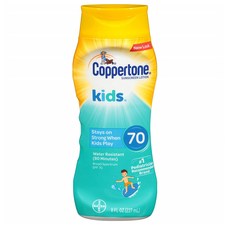 Coppertone 코퍼톤 방수 선스크린 로션 SPF 70 8 Fl.oz 2팩, 2개, 237ml