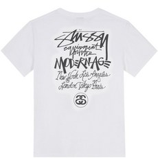 스투시 남녀공용 반소매 티셔츠 SUSTE1904793I